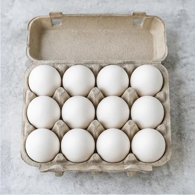 Fresh White Eggs 12 pcs