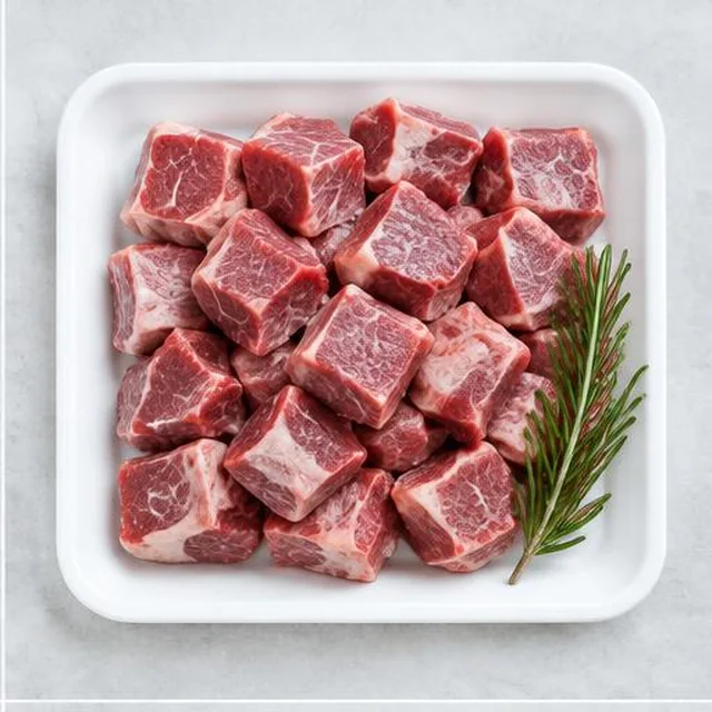 Fresh Mutton Cubes 500 g